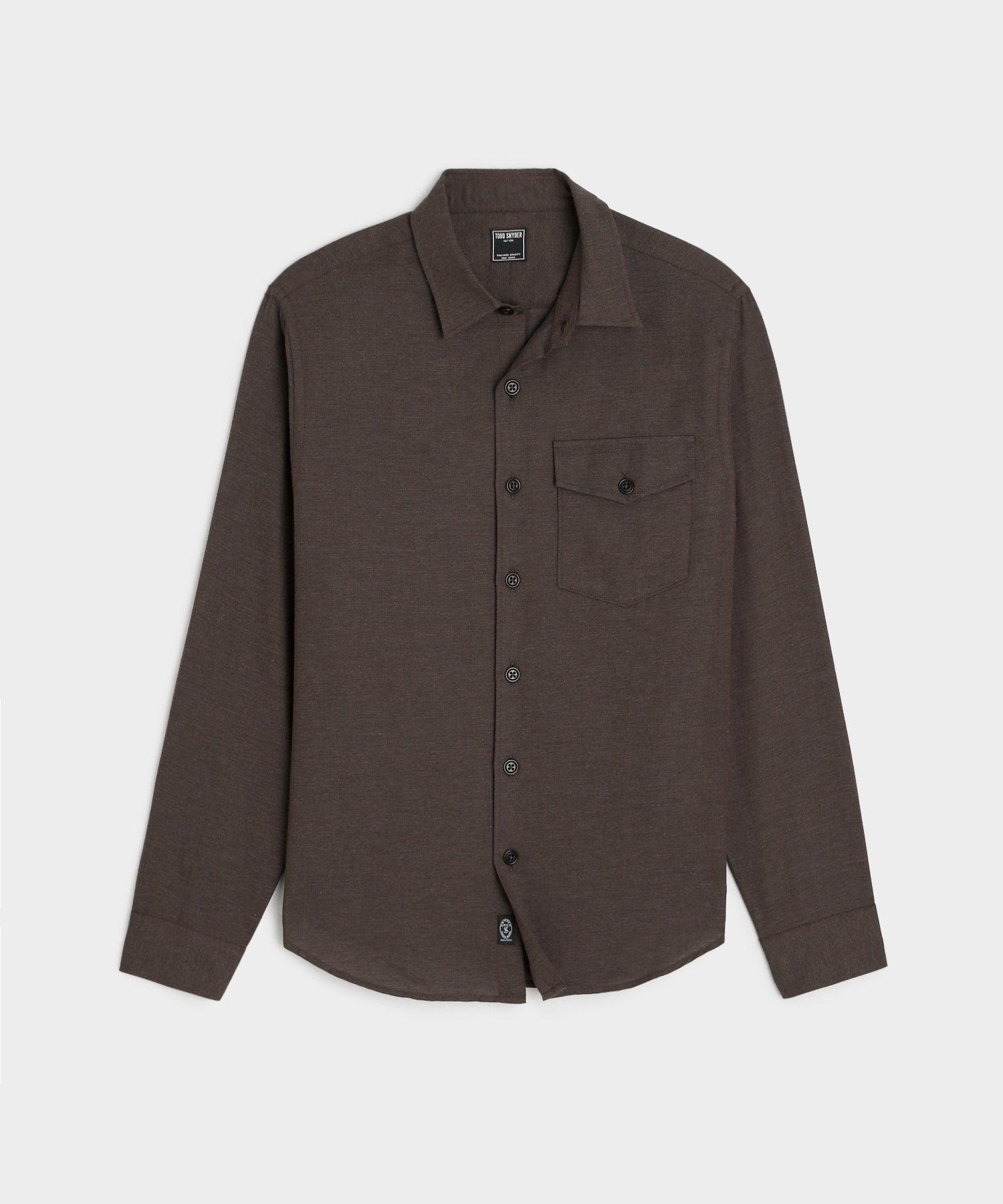 Cotton-Cashmere Lodge Shirt Product Image