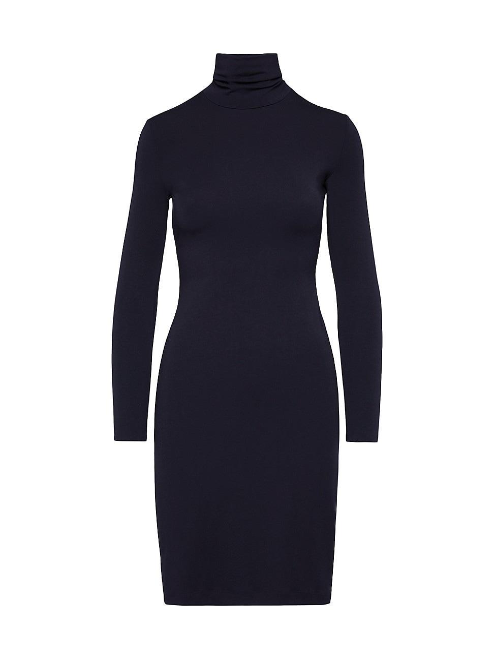 Womens Butter Luxe Turtleneck Stretch Mini-Dress Product Image