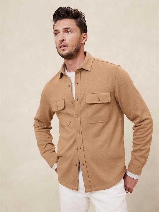 Twill Knit Shirt Product Image