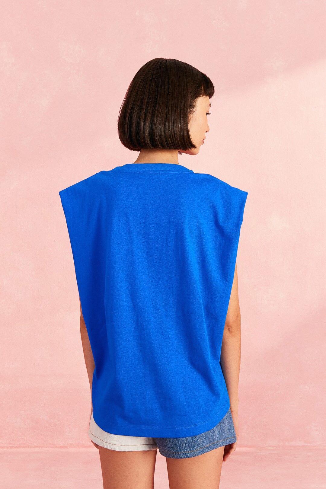 Blue Kissed By The Sun Organic Cotton T-Shirt Product Image