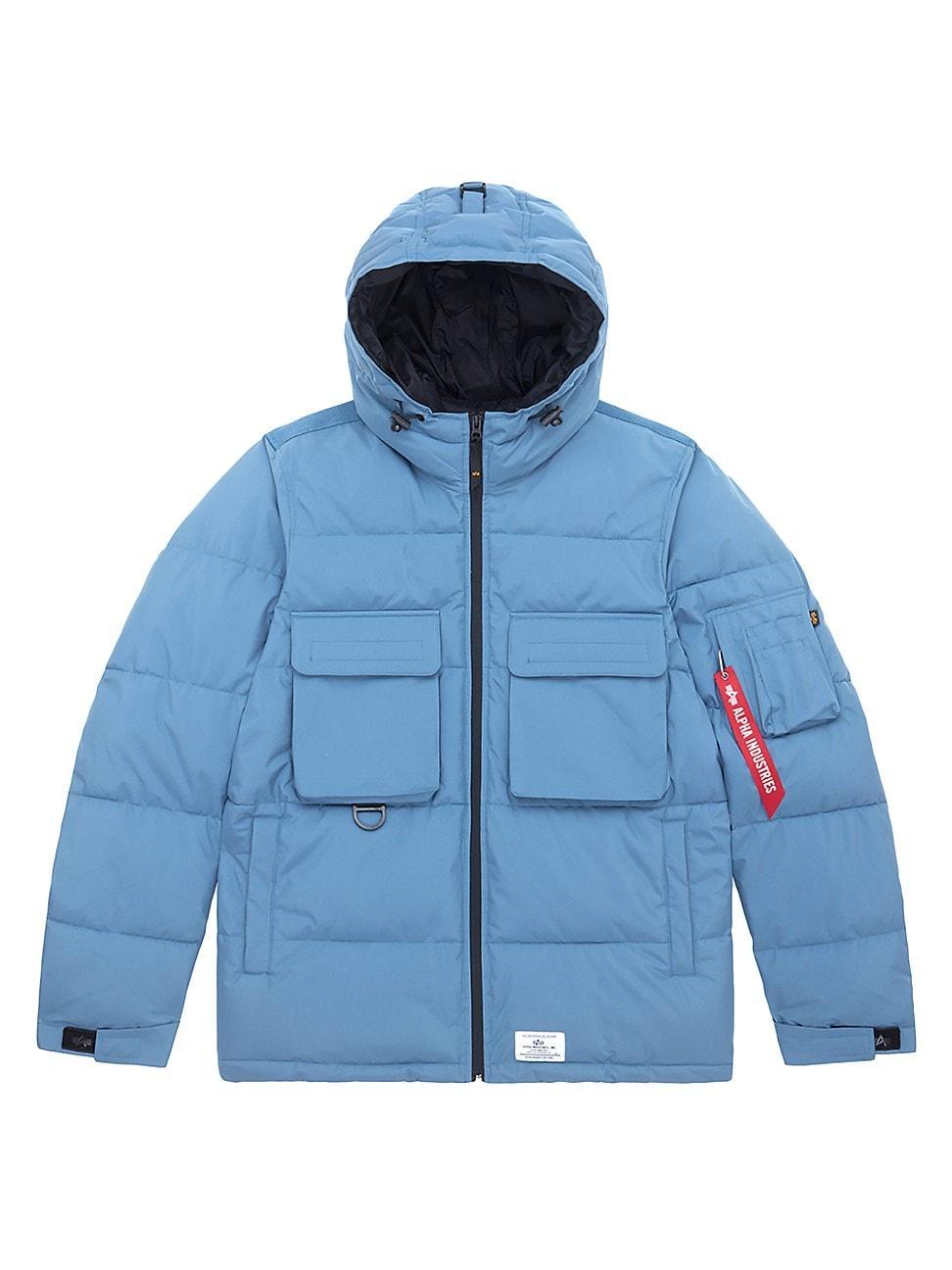 Mens Hooded Puffer Jacket Product Image