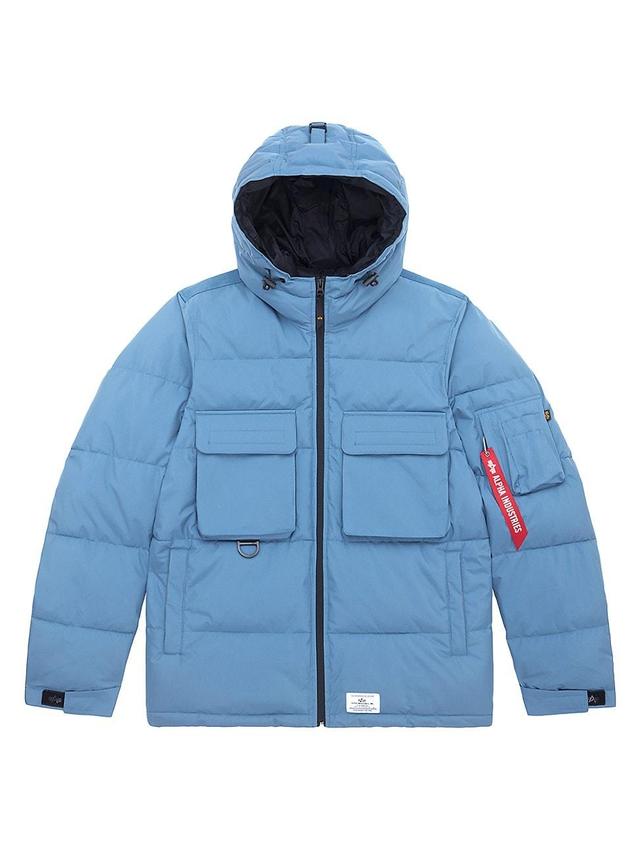 Mens Hooded Puffer Jacket Product Image