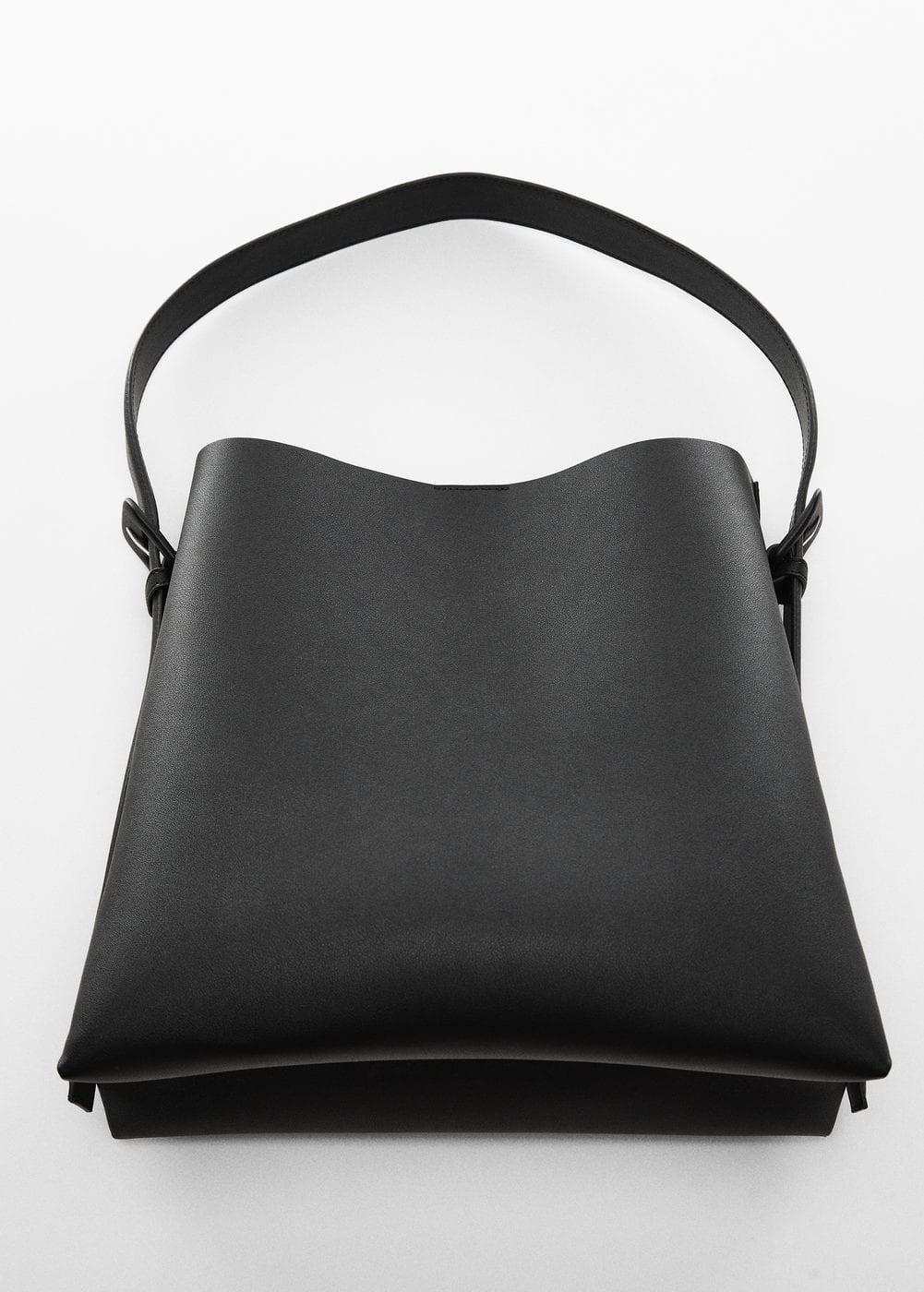 Mango Womens Buckle Detail Shopper Bag Product Image