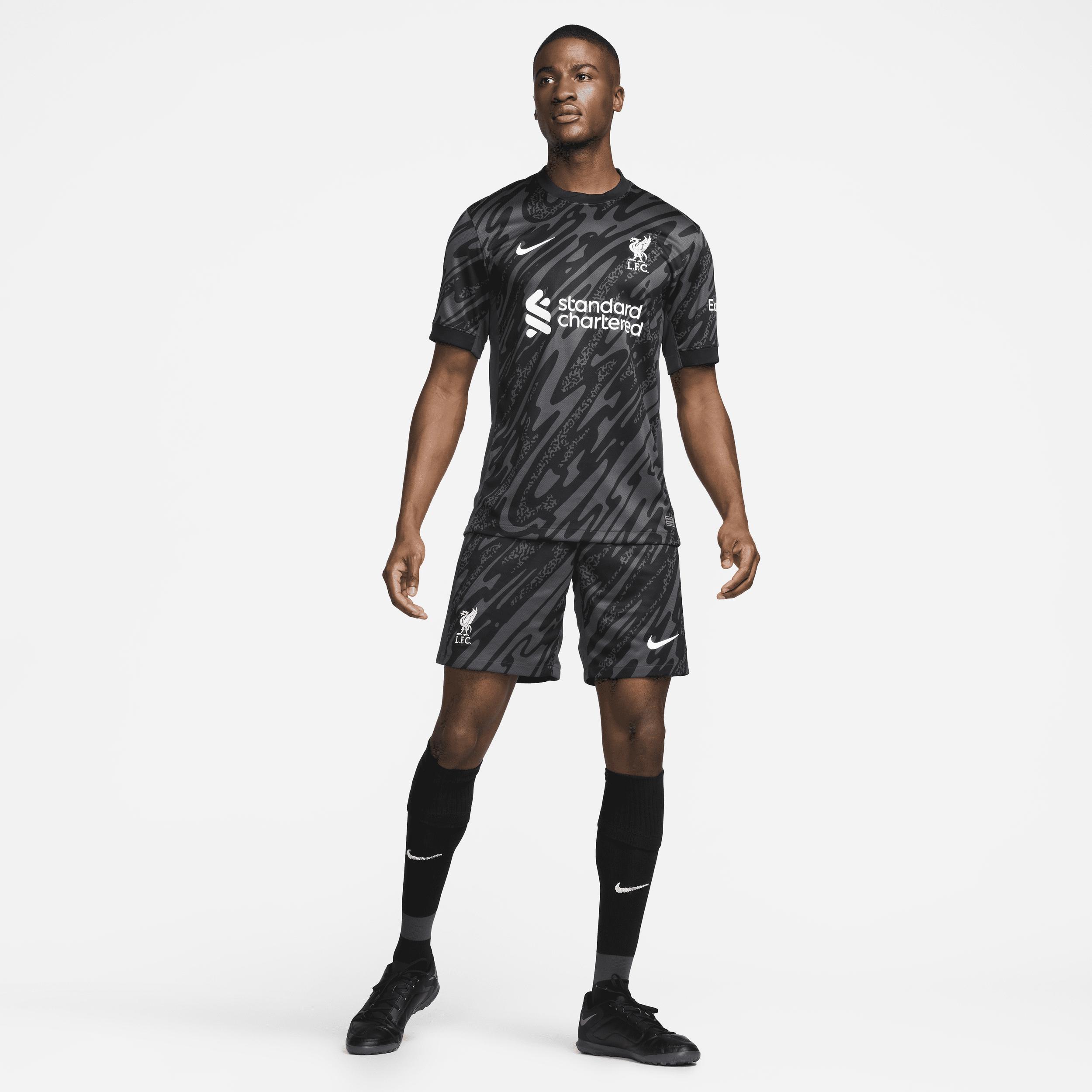 Nike Mens Gray Liverpool 2024/25 Goalkeeper Stadium Shorts Product Image