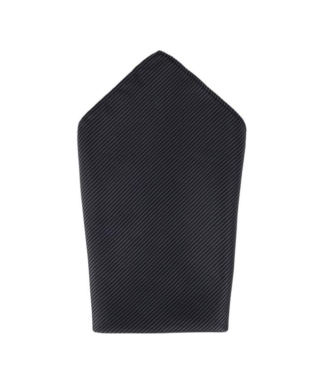 Trafalgar Mens Leyton Diagonal Lined Tone on Tone Silk 12 x 12 Pocket Square Product Image