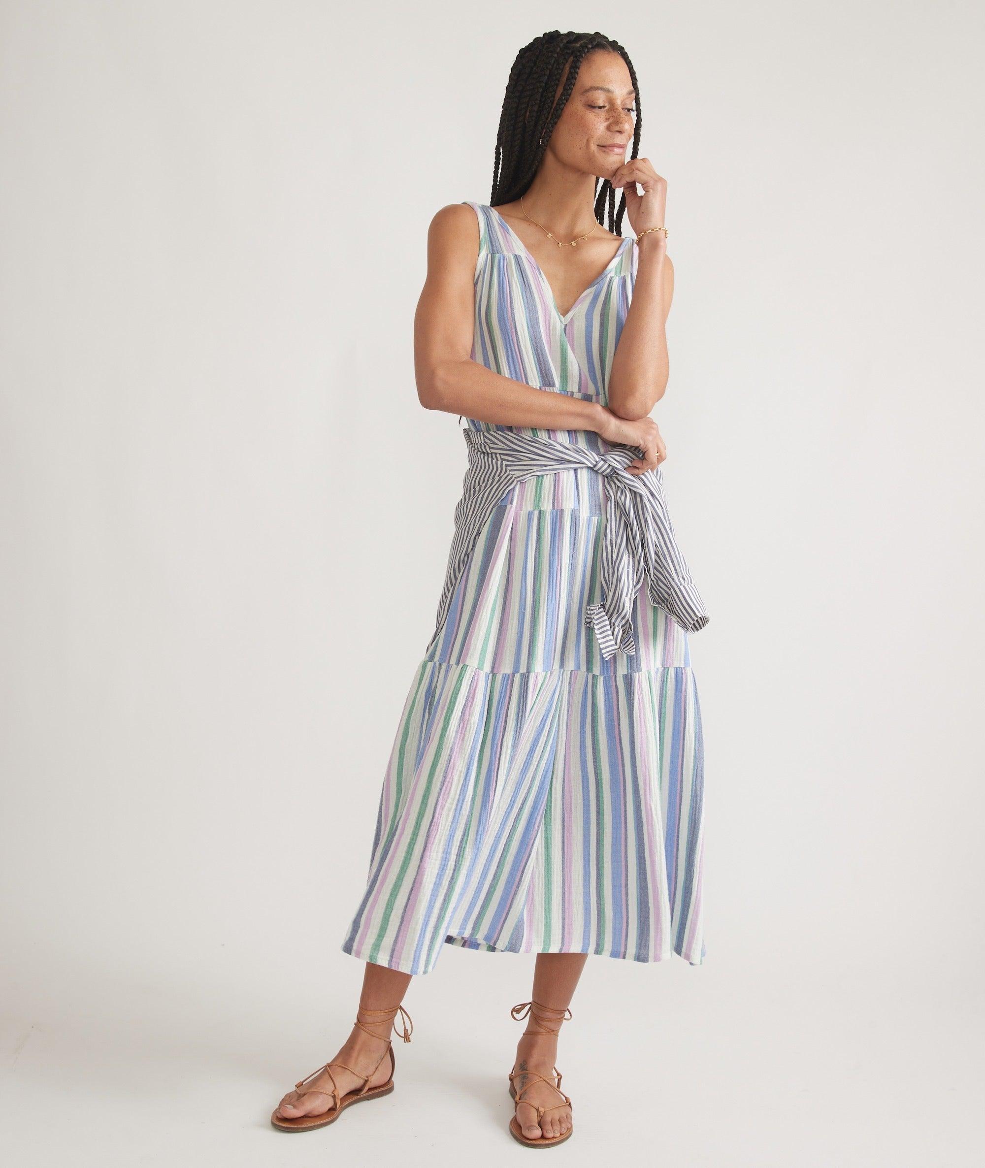 Corinne Double Cloth Maxi Dress Product Image