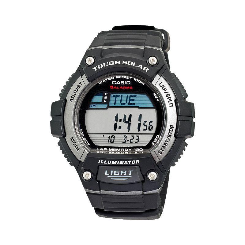 Casio Mens Classic Tough Solar Digital Chronograph Watch - WS220-1AK, None Product Image