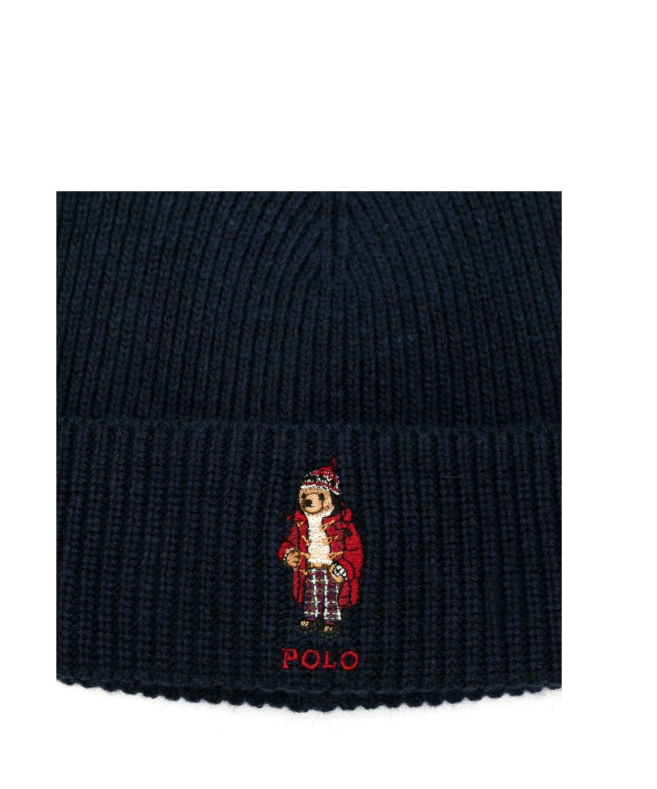 POLO RALPH LAUREN Rib Knitted Hat In Blue Product Image