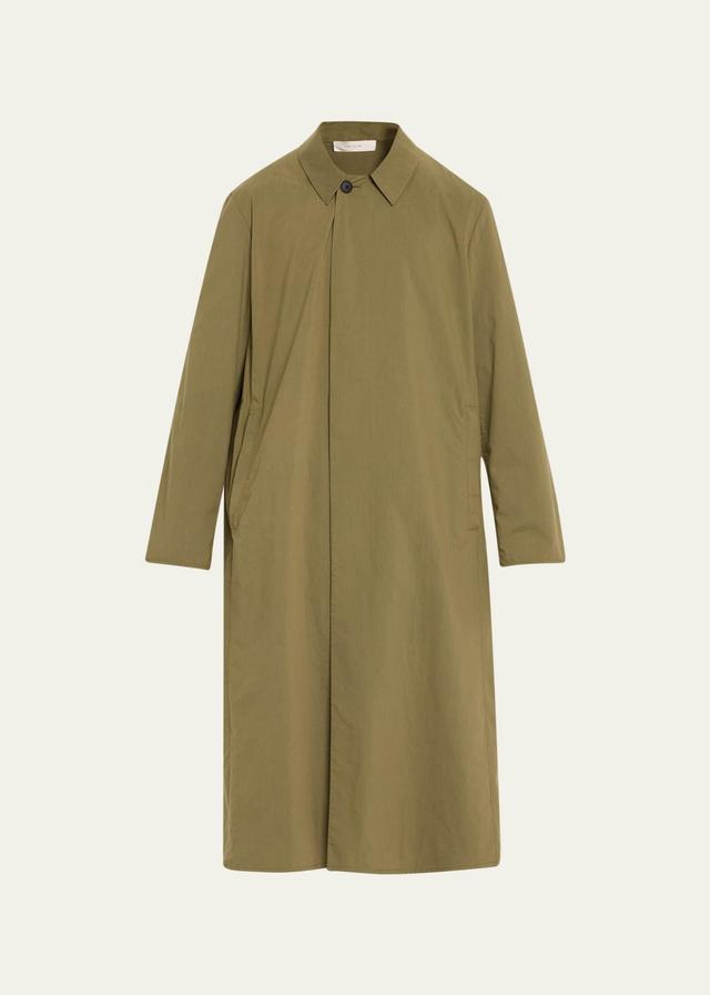 Mens Erwin Long Trench Coat Product Image