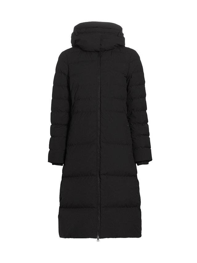 Womens Burniston Hooded Quilted Coat Product Image