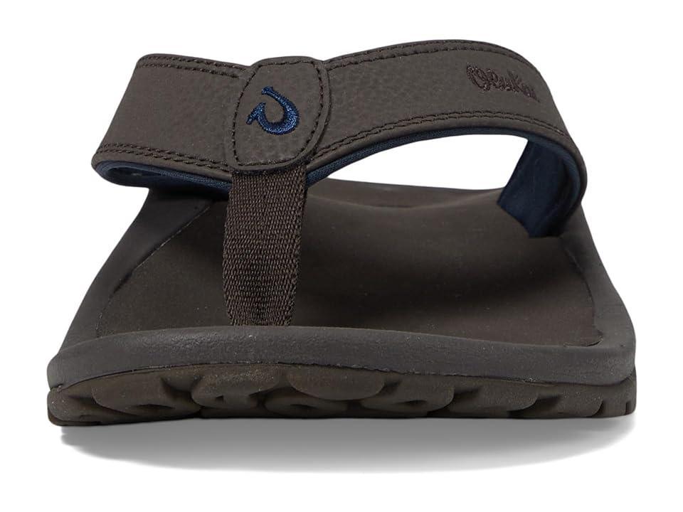 OluKai Ohana (Dark Wood/Dark Wood) Men's Sandals Product Image