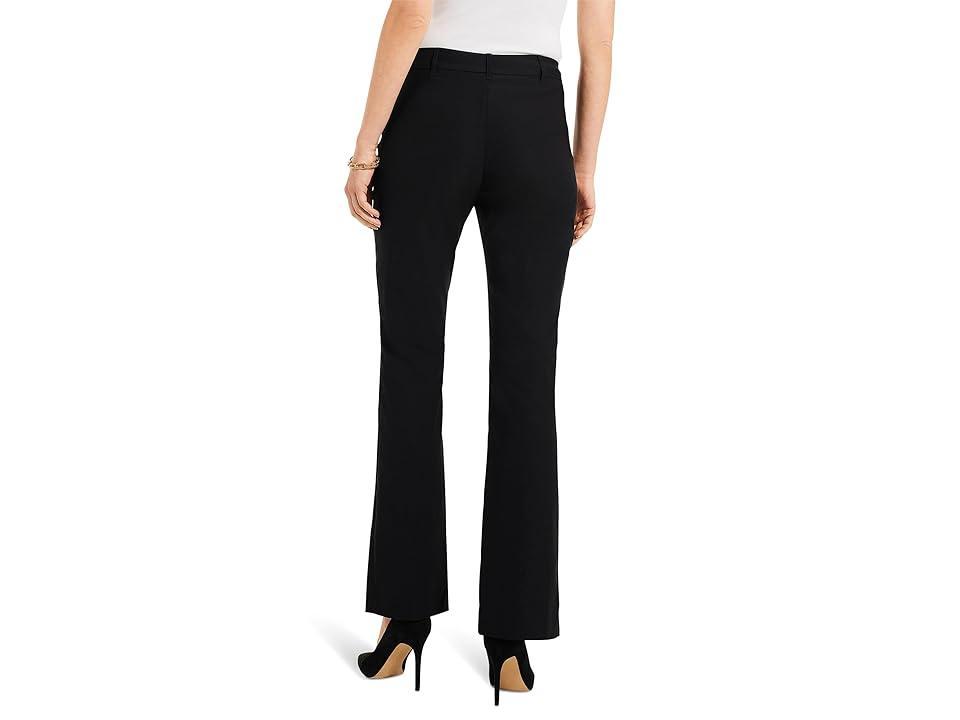 NIC+ZOE 31 Polished Wonderstretch Boot Cut Slit Pants Onyx) Women's Casual Pants Product Image