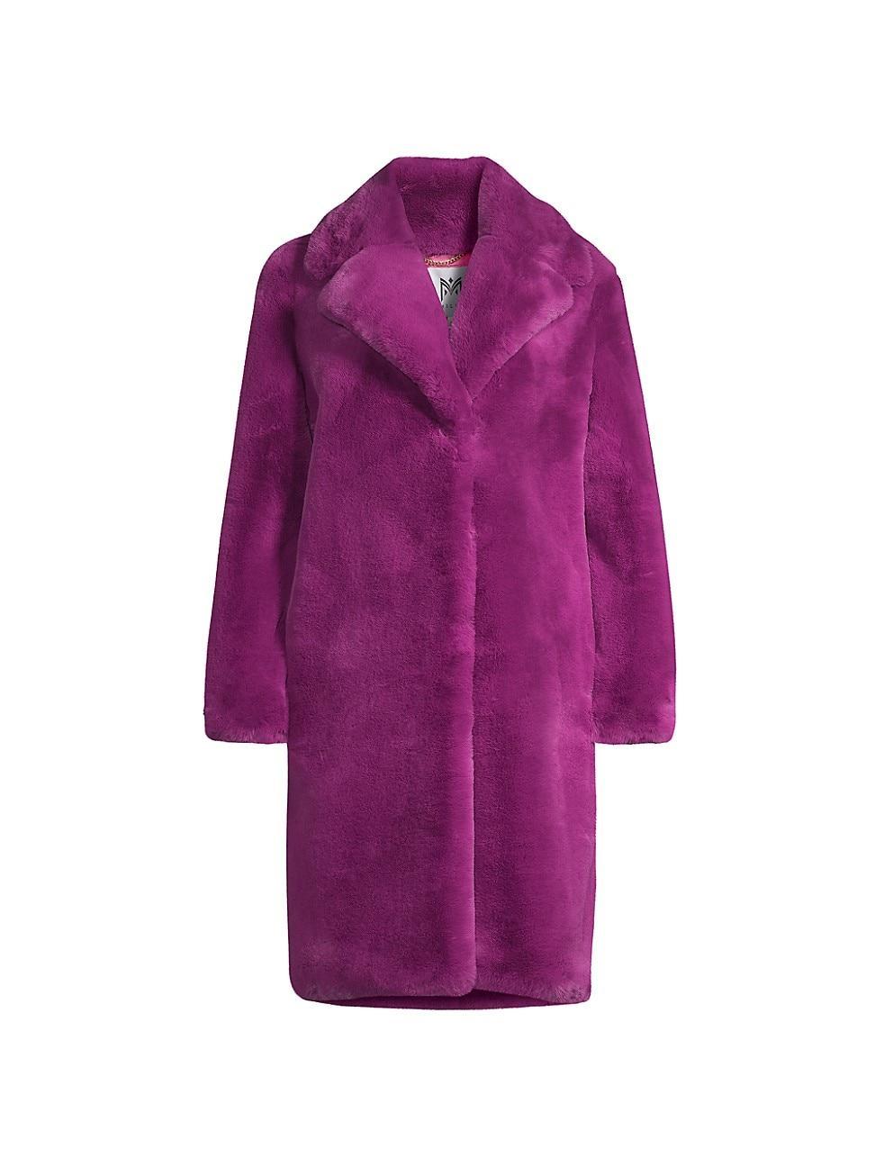 Womens Riley Oversized Faux Fur Coat Product Image