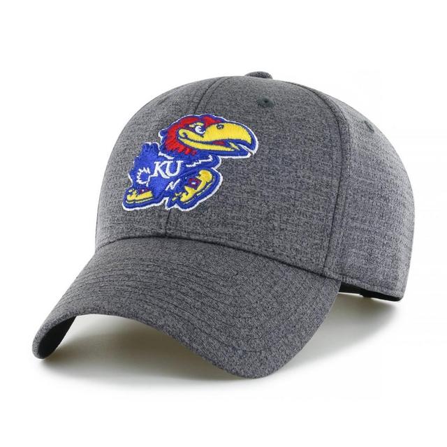 NCAA Kansas Jayhawks Mens Rodeo Charcoal Gray Mesh Hat Product Image