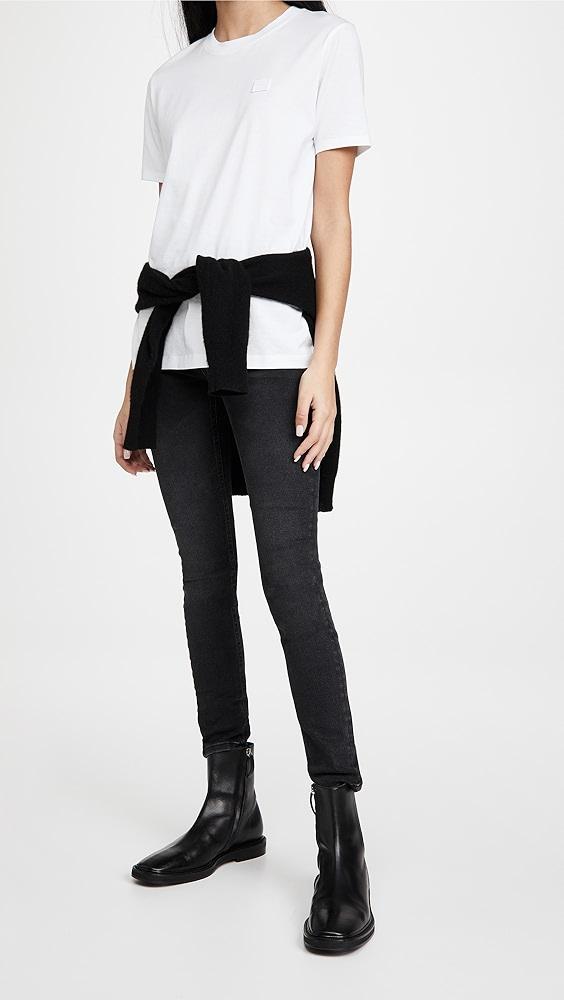 Acne Studios Peg Used Black Jeans | Shopbop Product Image