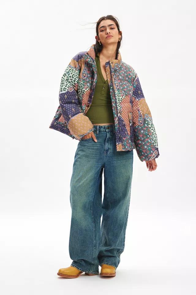 BDG Ola Patchwork Printed Puffer Jacket Product Image