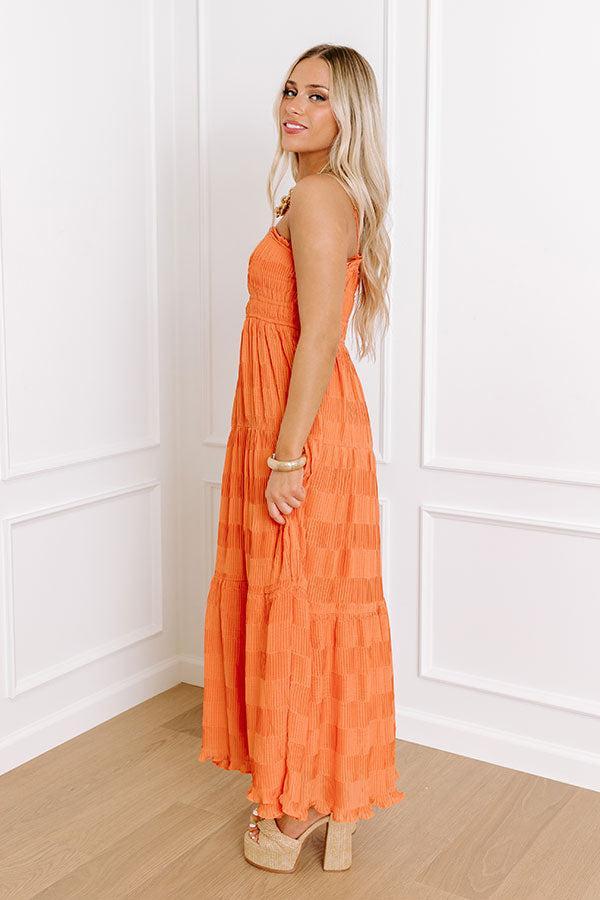 Sunny Point Of View Pleated Maxi Dress Product Image