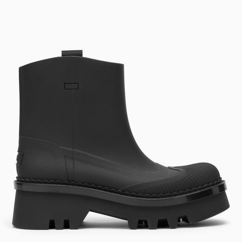 Rubber Raina Ankle Boots In Black Product Image