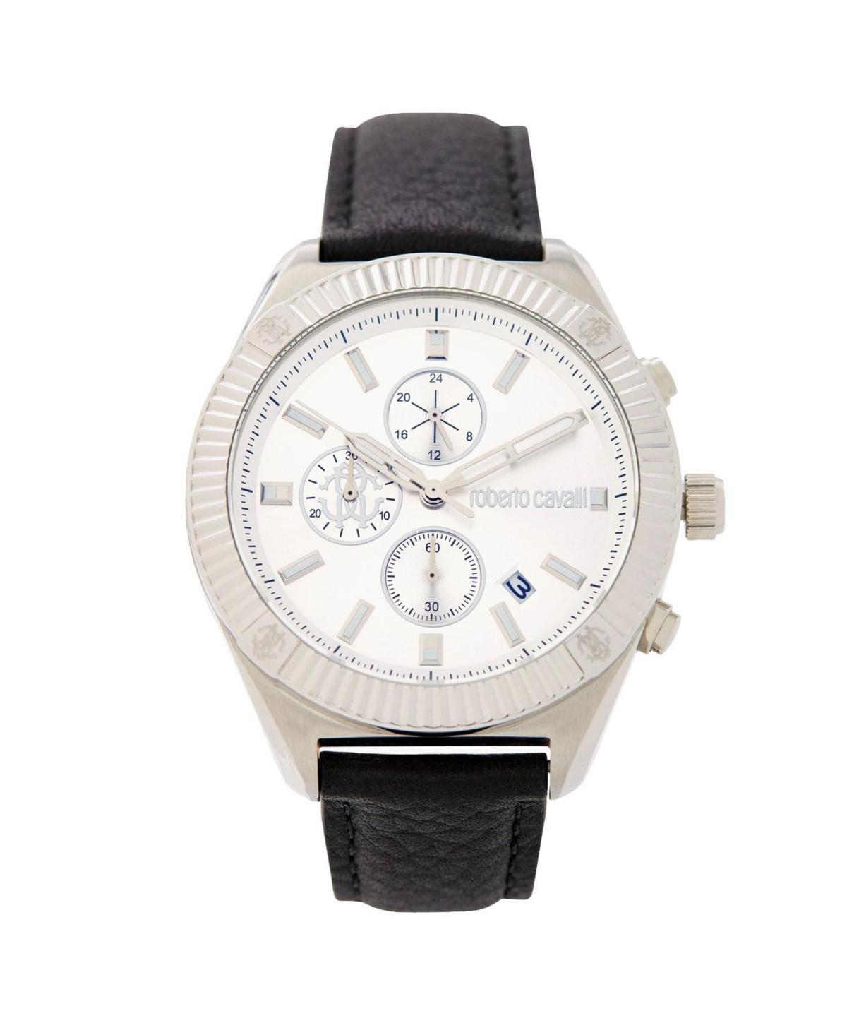 Roberto Cavalli Mens Classic Silver Dial Watch - RC5G011L0015 - Silver Product Image