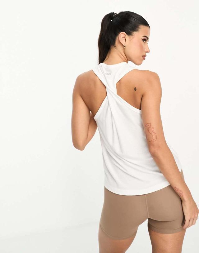 ASOS 4505 yoga tank top with twist back  Product Image