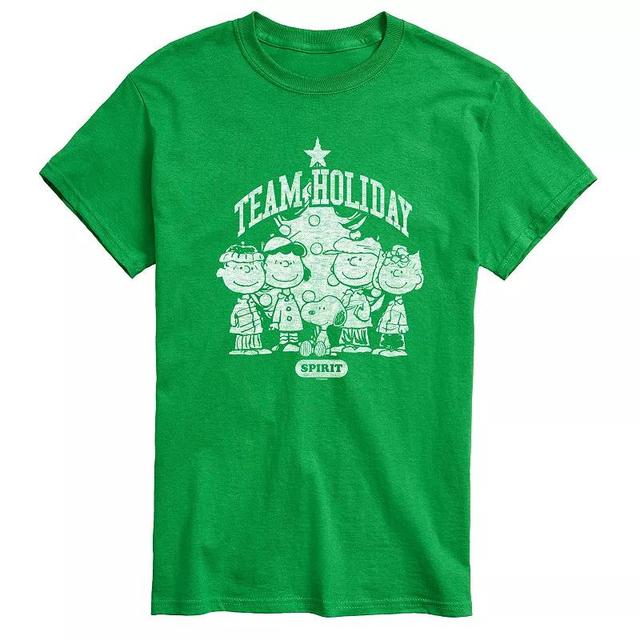 Mens Peanuts Team Holiday Spirit Graphic Tee Product Image