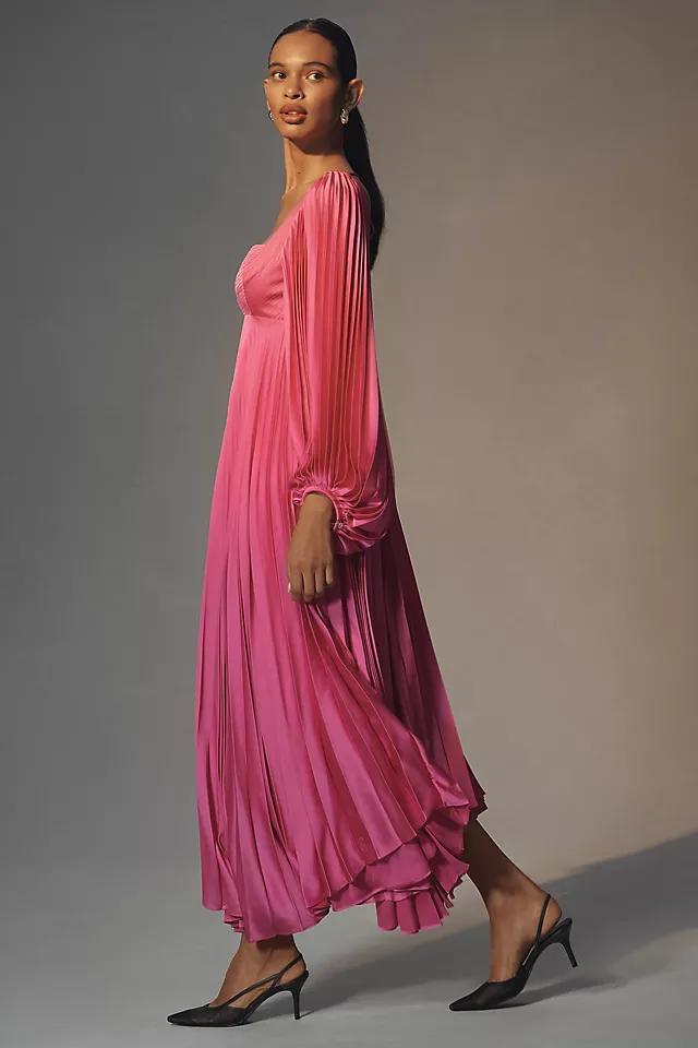 Acler Elkington Long-Sleeve Sweetheart Maxi Dress Product Image