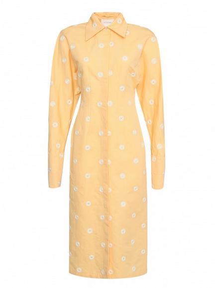 Sportmax Briose Daisy Linen Shirt Dress Product Image