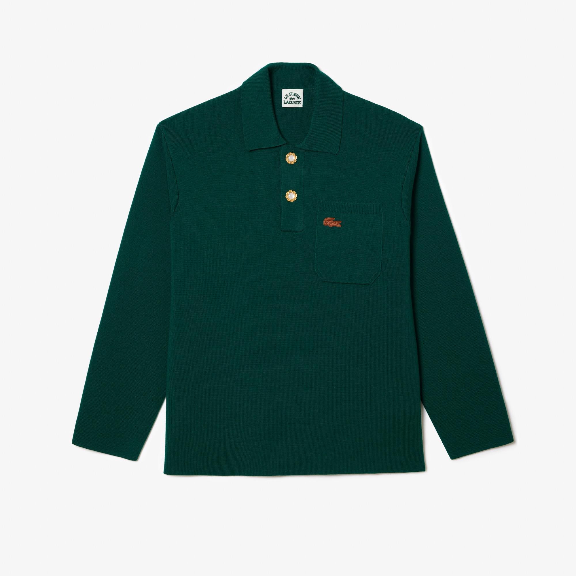 Lacoste x le FLEUR Long Sleeved Polo Shirt product image