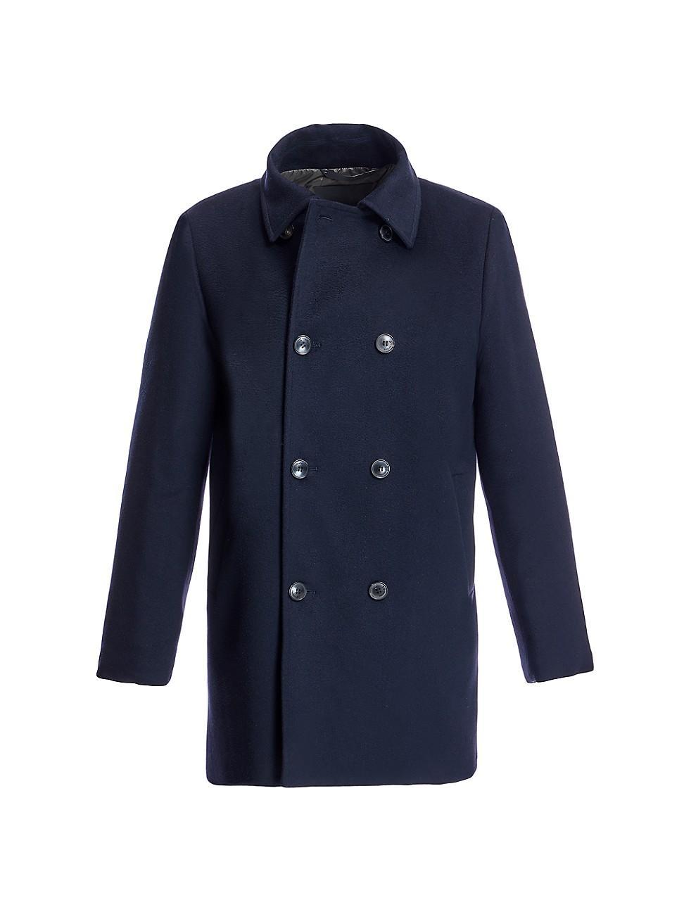 Mens Lined Wool Car Coat Product Image