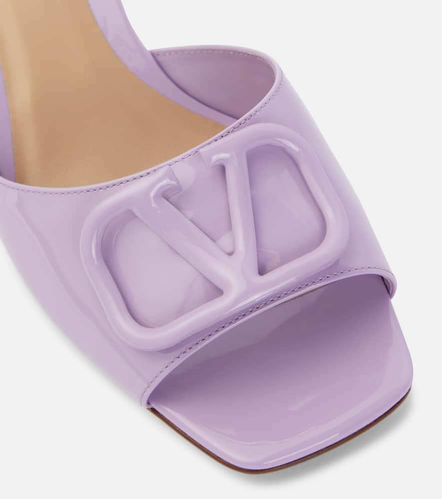 Valentino Vlogo 60 Patent Sandal In Purple Product Image