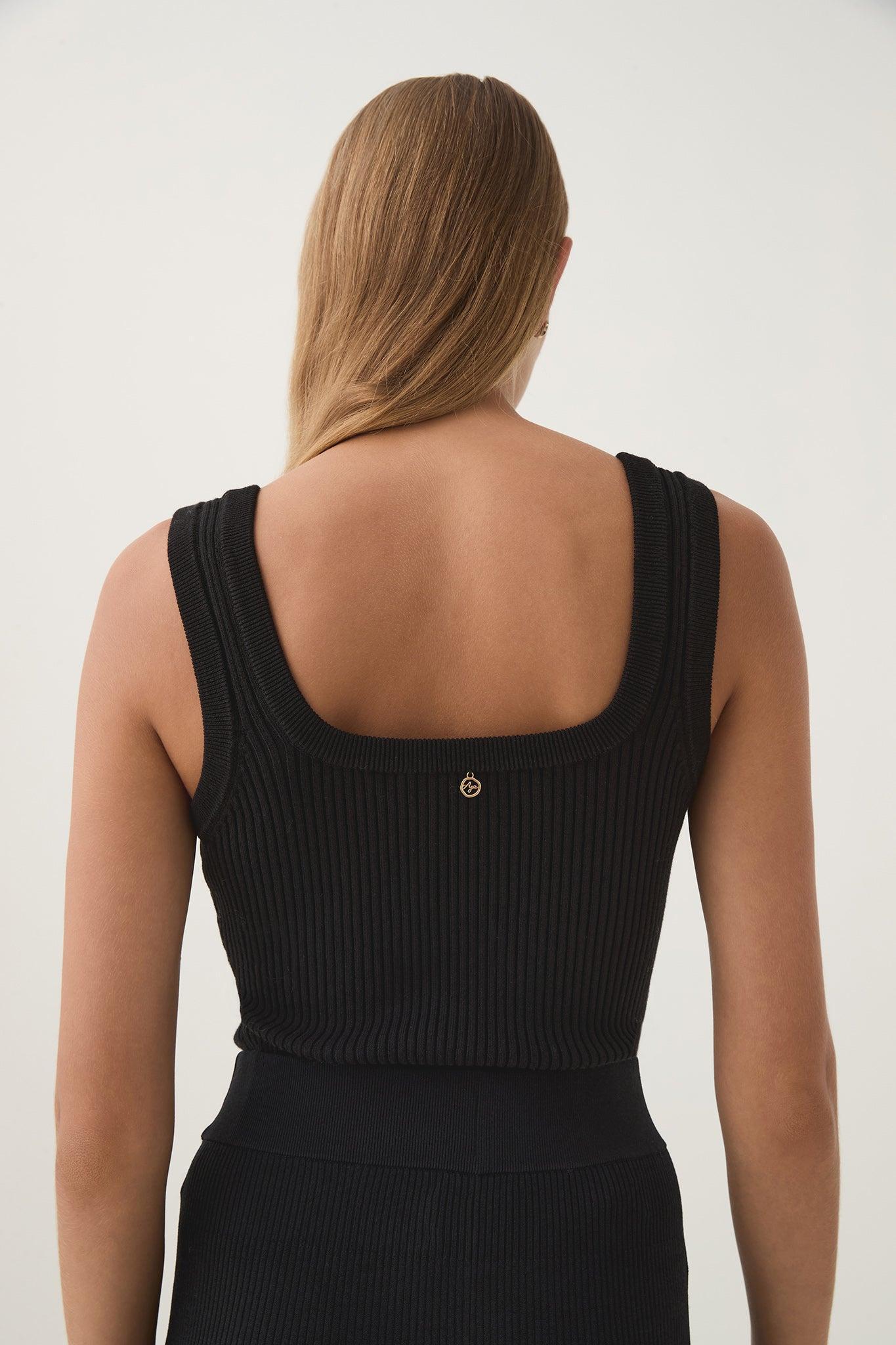 Bronte Scoop Neck Rib Tank Product Image