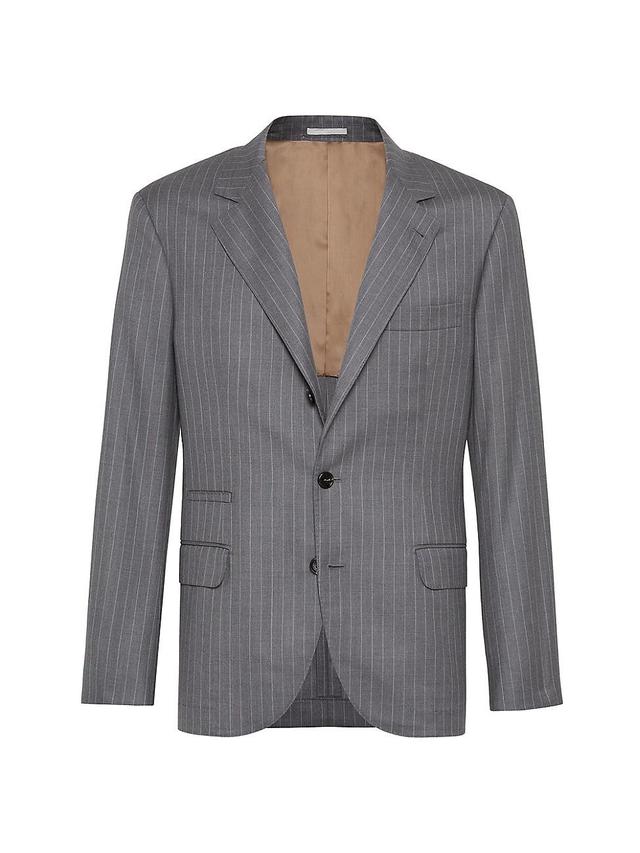 Mens Virgin Wool Stripe Batavia Blazer Product Image