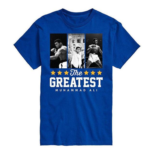 Big & Tall Muhammad Ali The Greatest Tee, Mens Med Blue Product Image