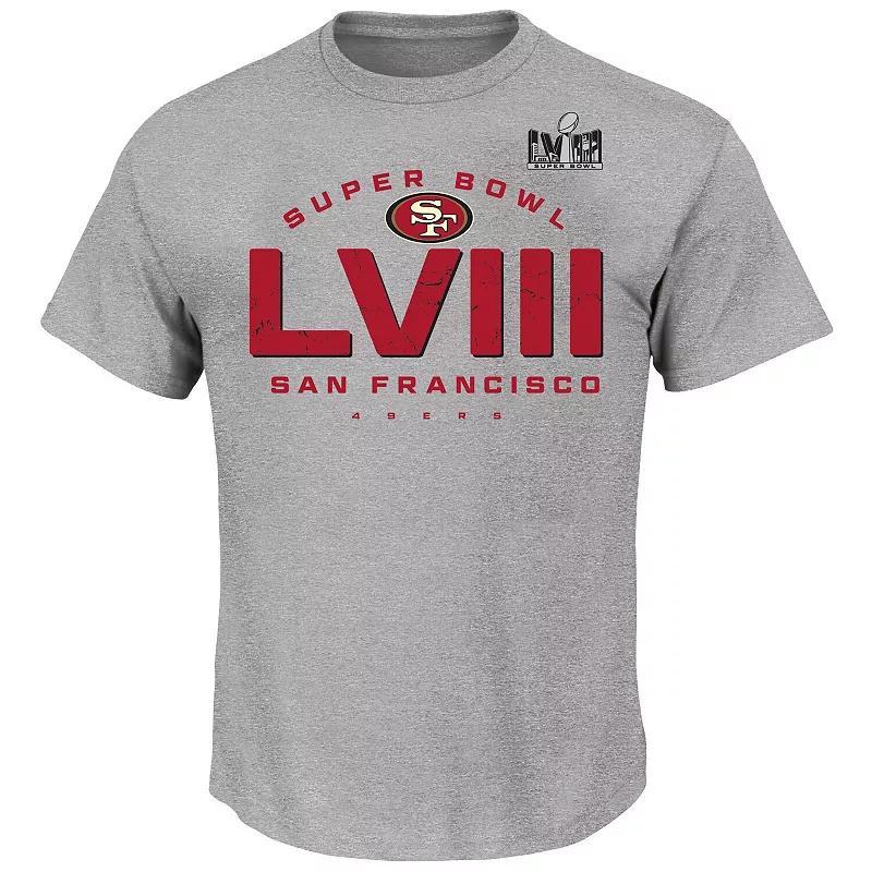 Mens Fanatics Branded Gray San Francisco 49ers Super Bowl LVIII Big & Tall Made It T-Shirt Product Image