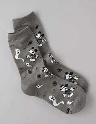 AE Mickey Mouse Ghost Crew Socks Product Image