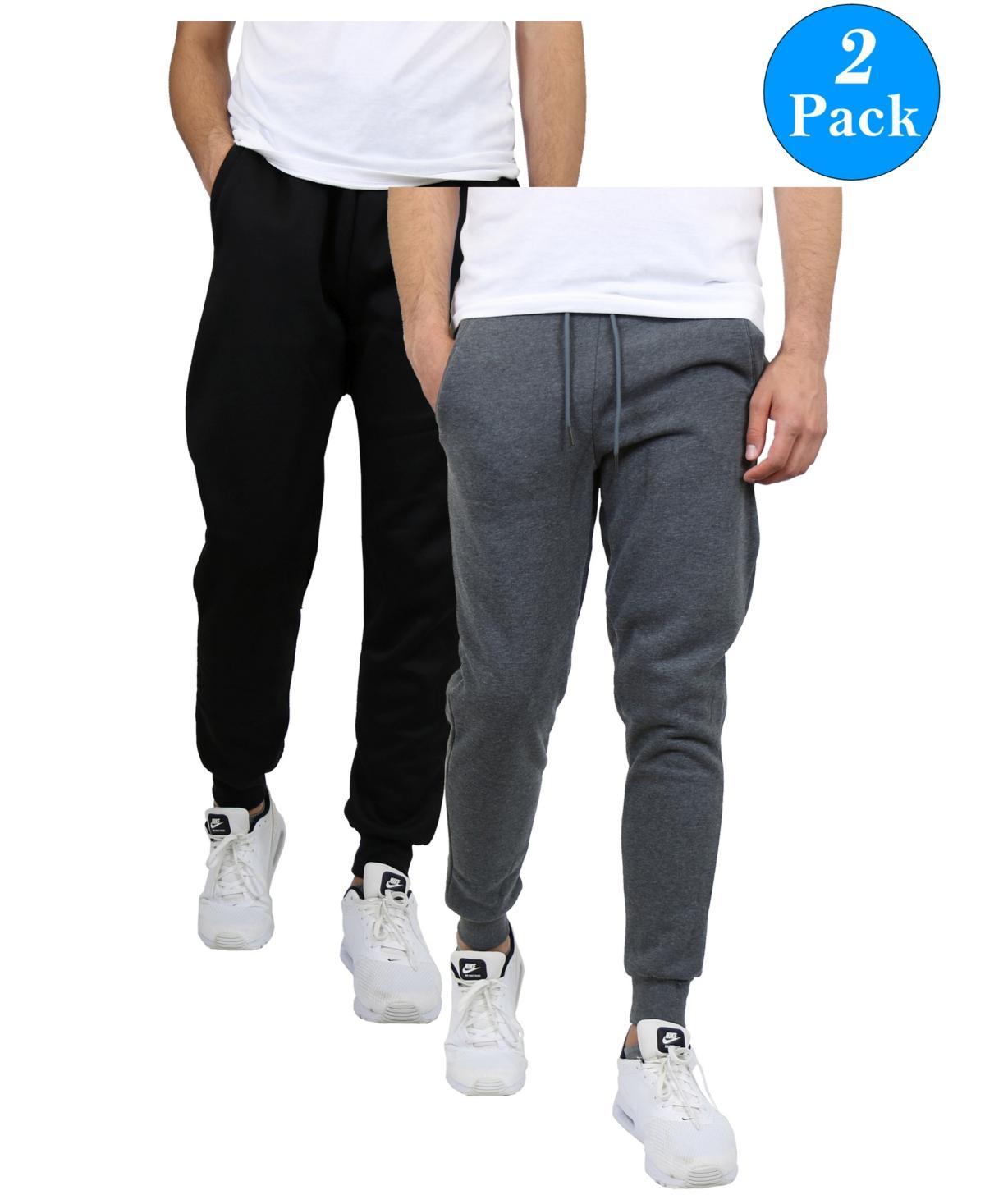 Galaxy By Harvic Mens 2-Packs Slim-Fit Fleece Jogger Sweatpants Product Image