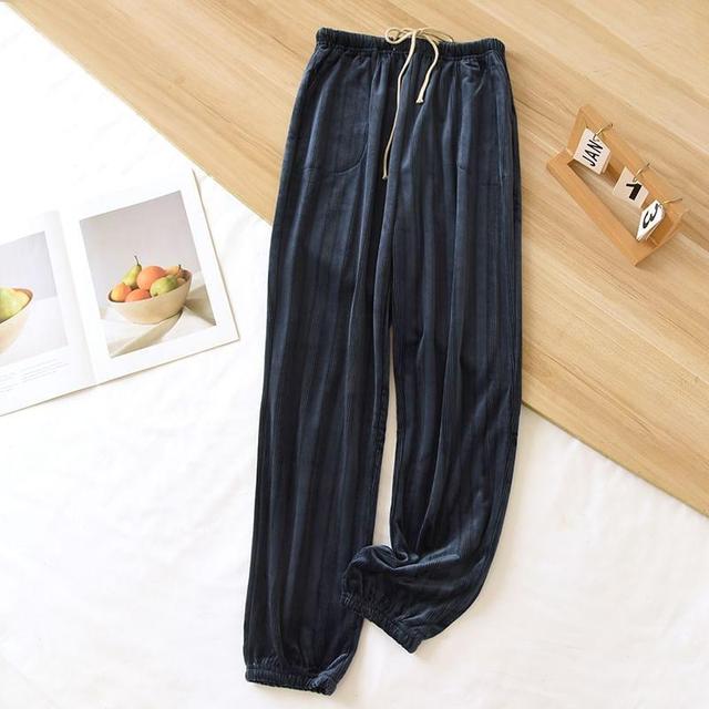 Couple Matching Drawstring Waist Plain Lounge Pants (Various Designs) Product Image