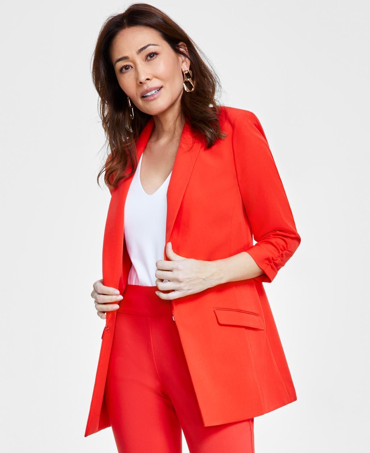 I.n.c. International Concepts Womens Menswear Blazer, Created for Macys product image