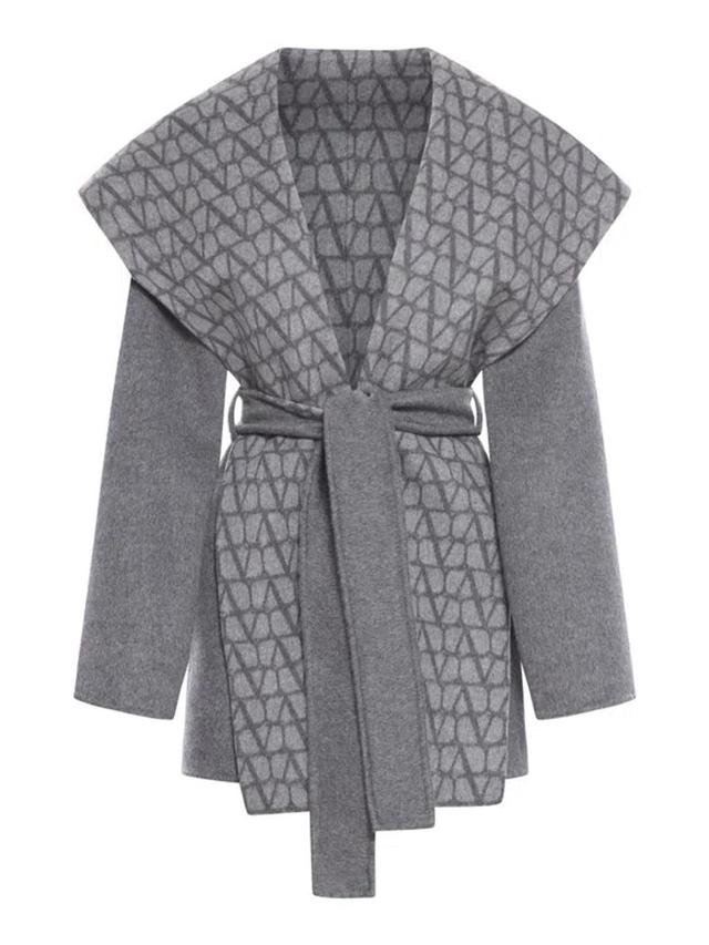 VALENTINO Garavani Coat In Grey Product Image