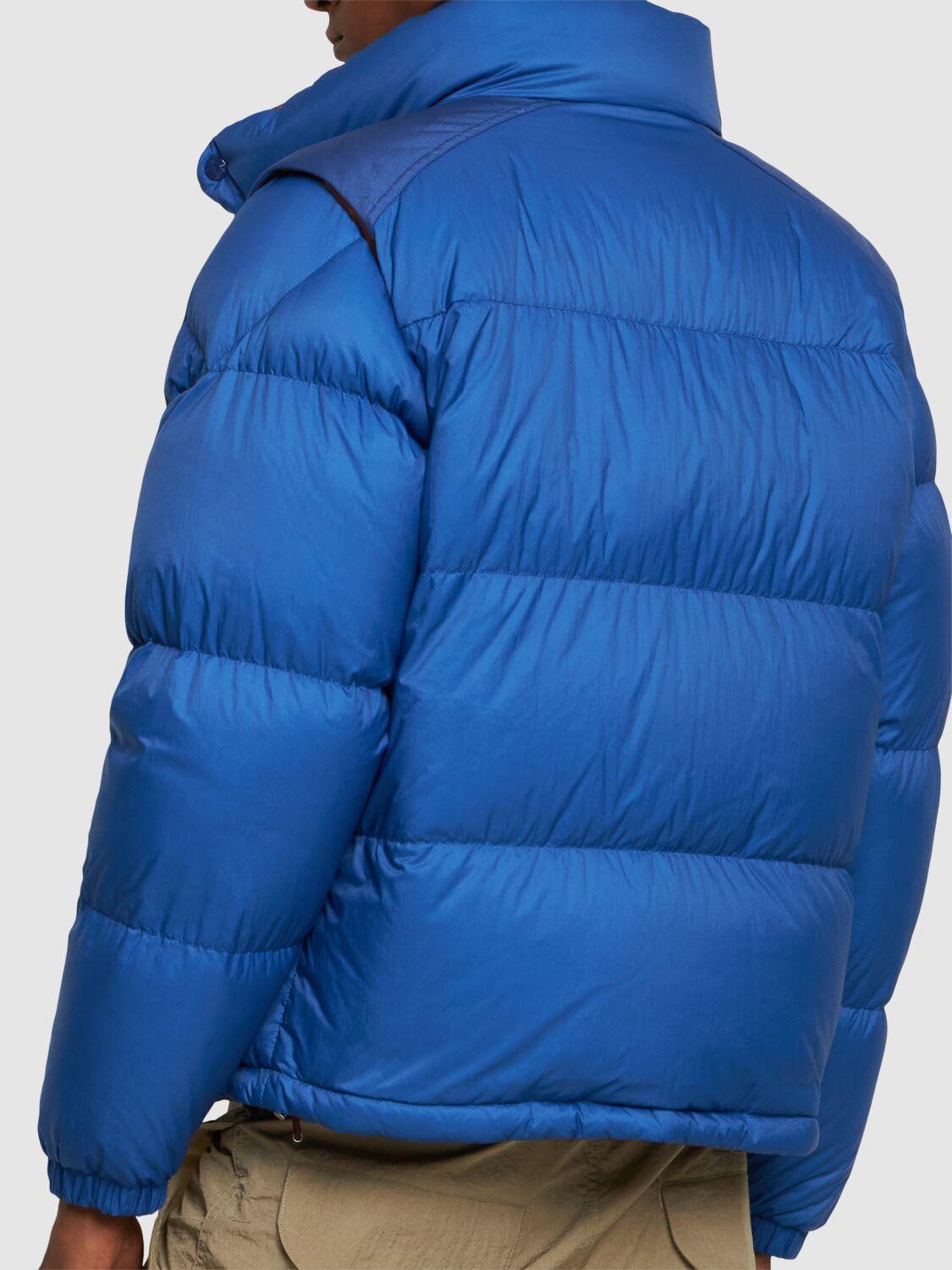 Down Jacket In Bluette/brown Product Image