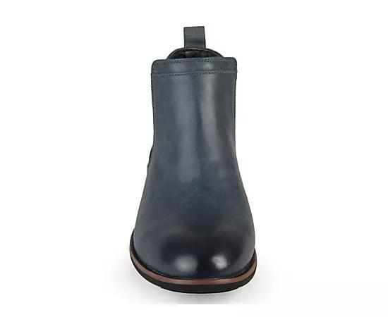 Vance Co. Landon Mens Chelsea Boots Blue Product Image