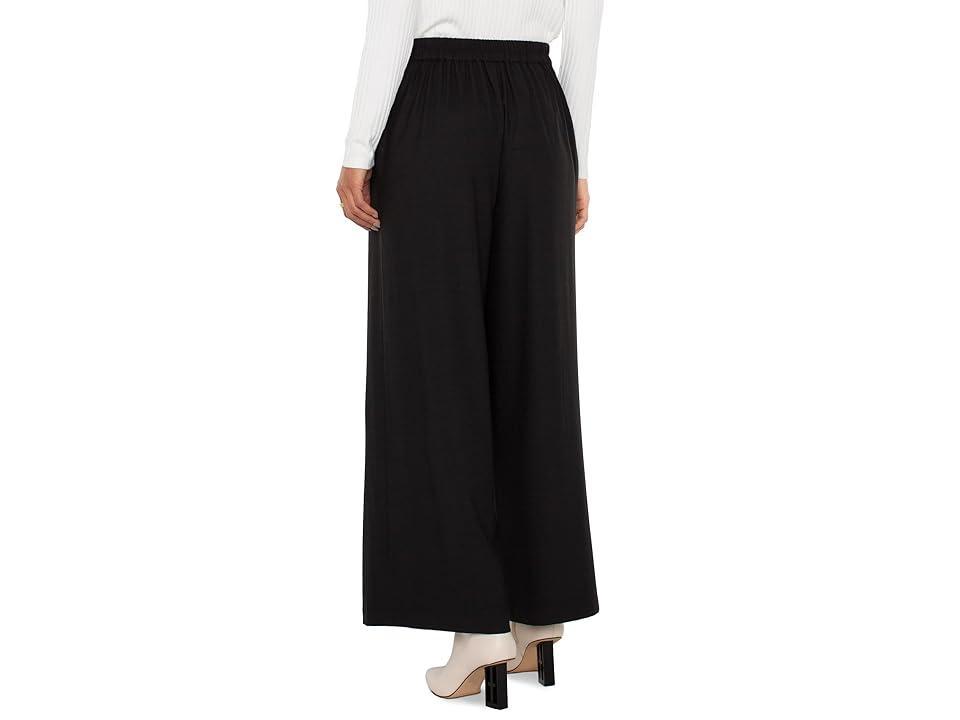 Liverpool Los Angeles Sailor Wide Leg Mid Rise Textured Stretch Woven Women's Dress Pants Product Image