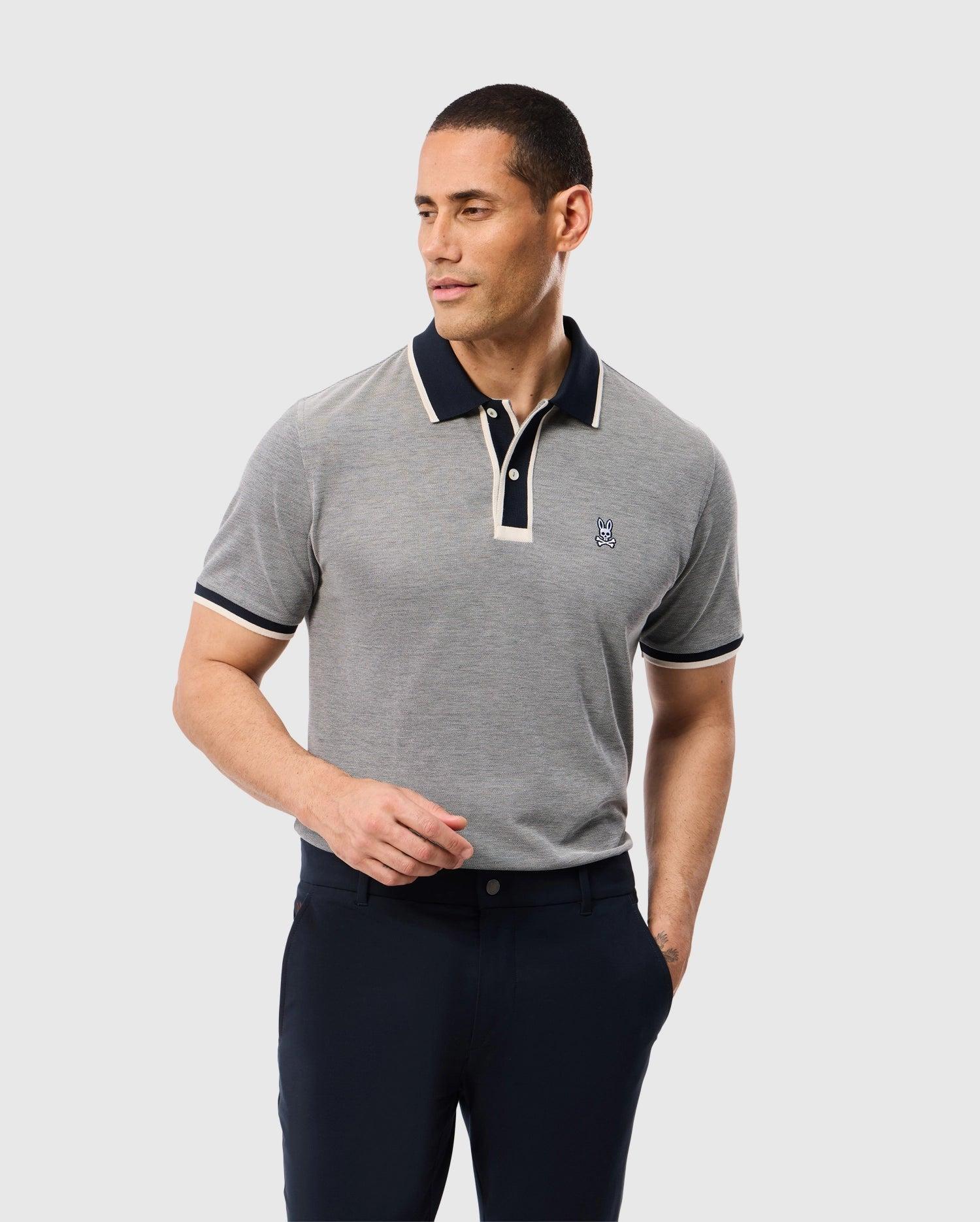 MENS WOODWAY OXFORD POLO - B6K405C200 Male Product Image