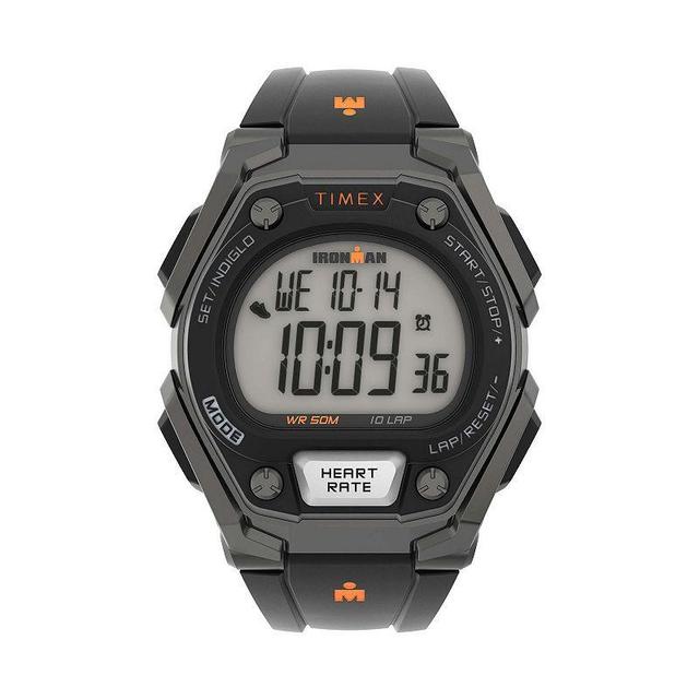 Timex Mens Ironman Classic 10+ Activity Tracking & Heart Rate Watch - TW5M49400JT Black Product Image