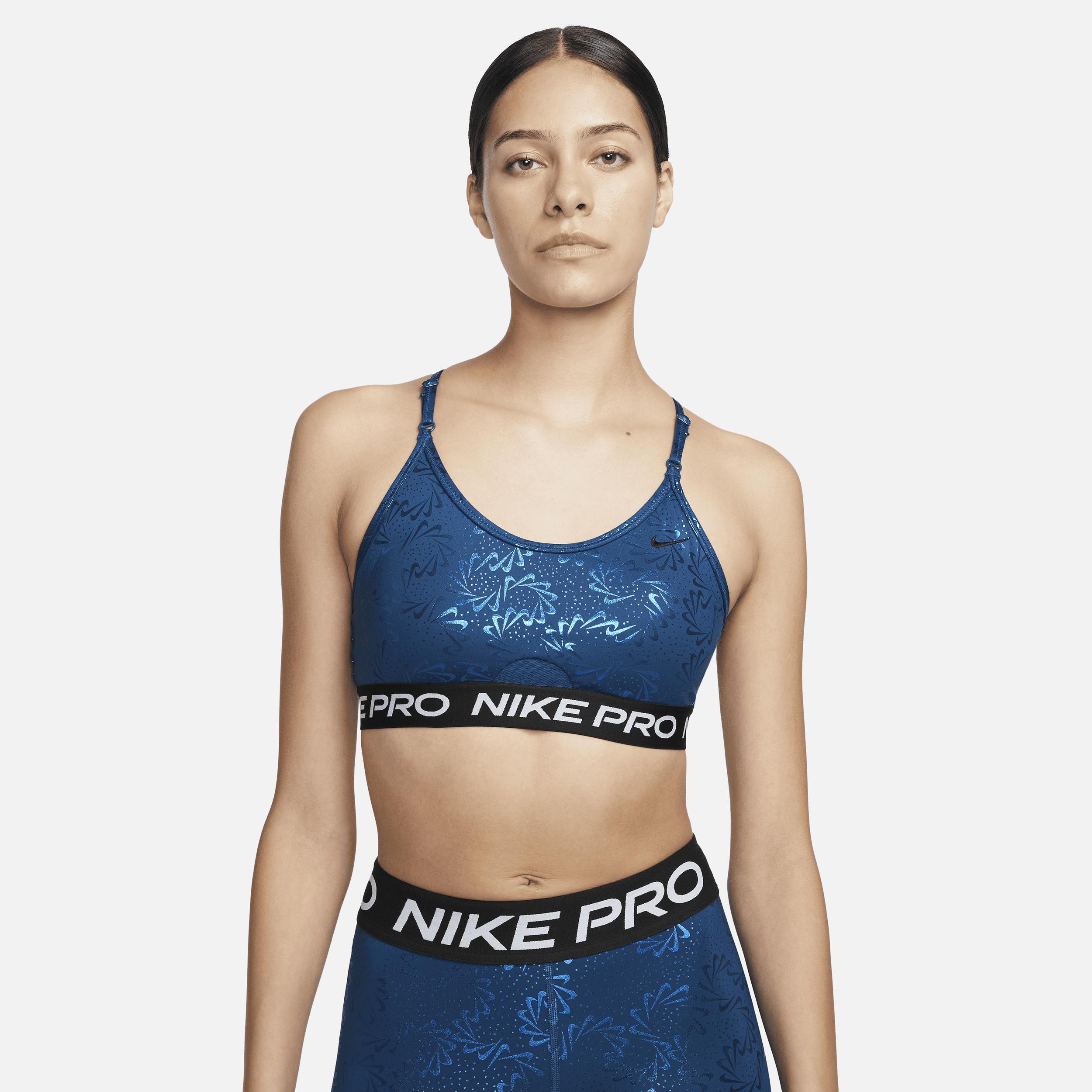 Womens Nike Pro Indy Light-Support Padded Strappy Sparkle Sports Bra Product Image