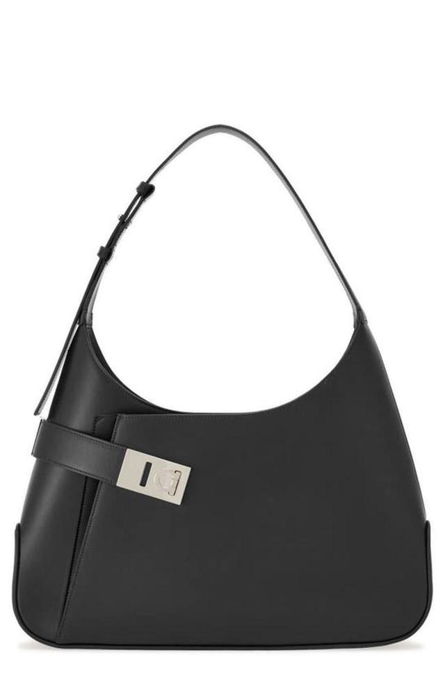 Arch Leather Hobo Bag In Black Product Image