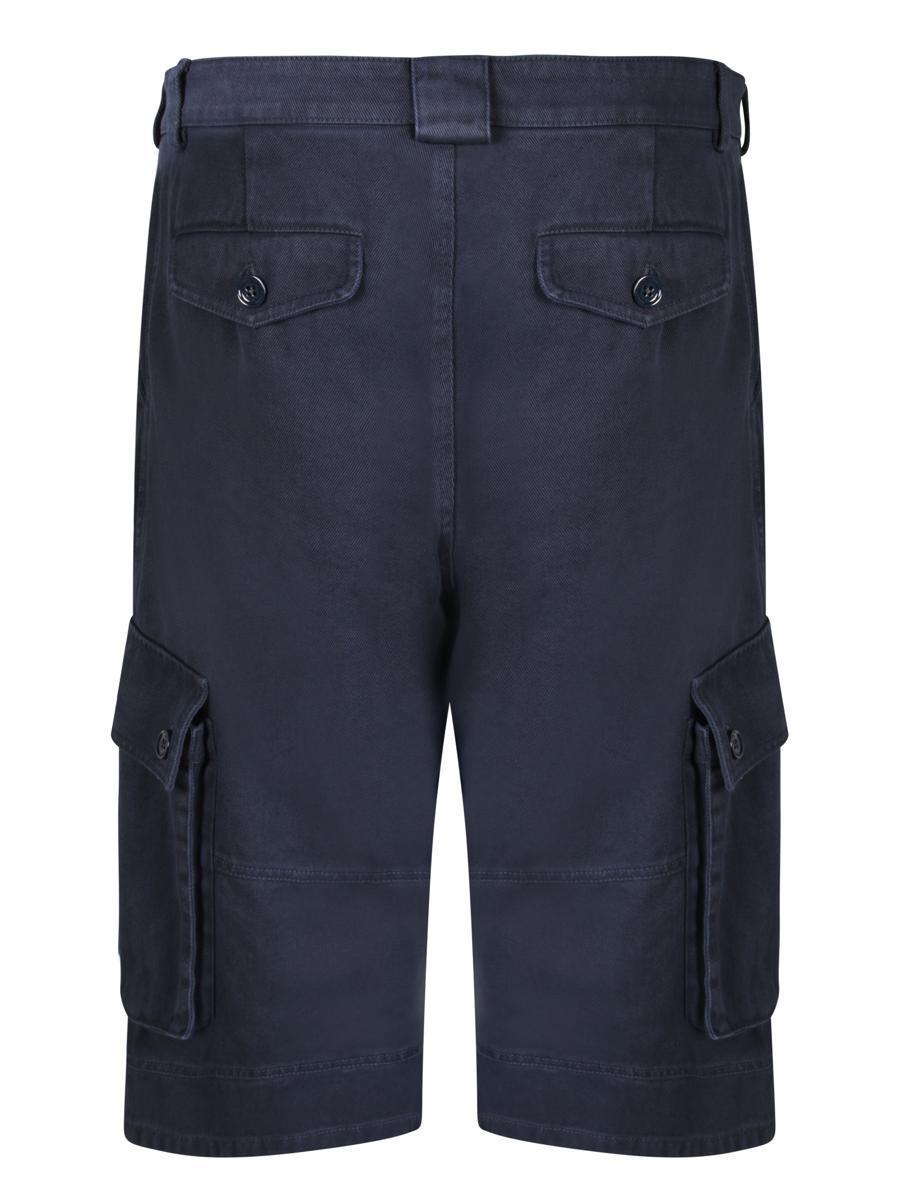 Cargo Blue Bermuda Shorts Product Image