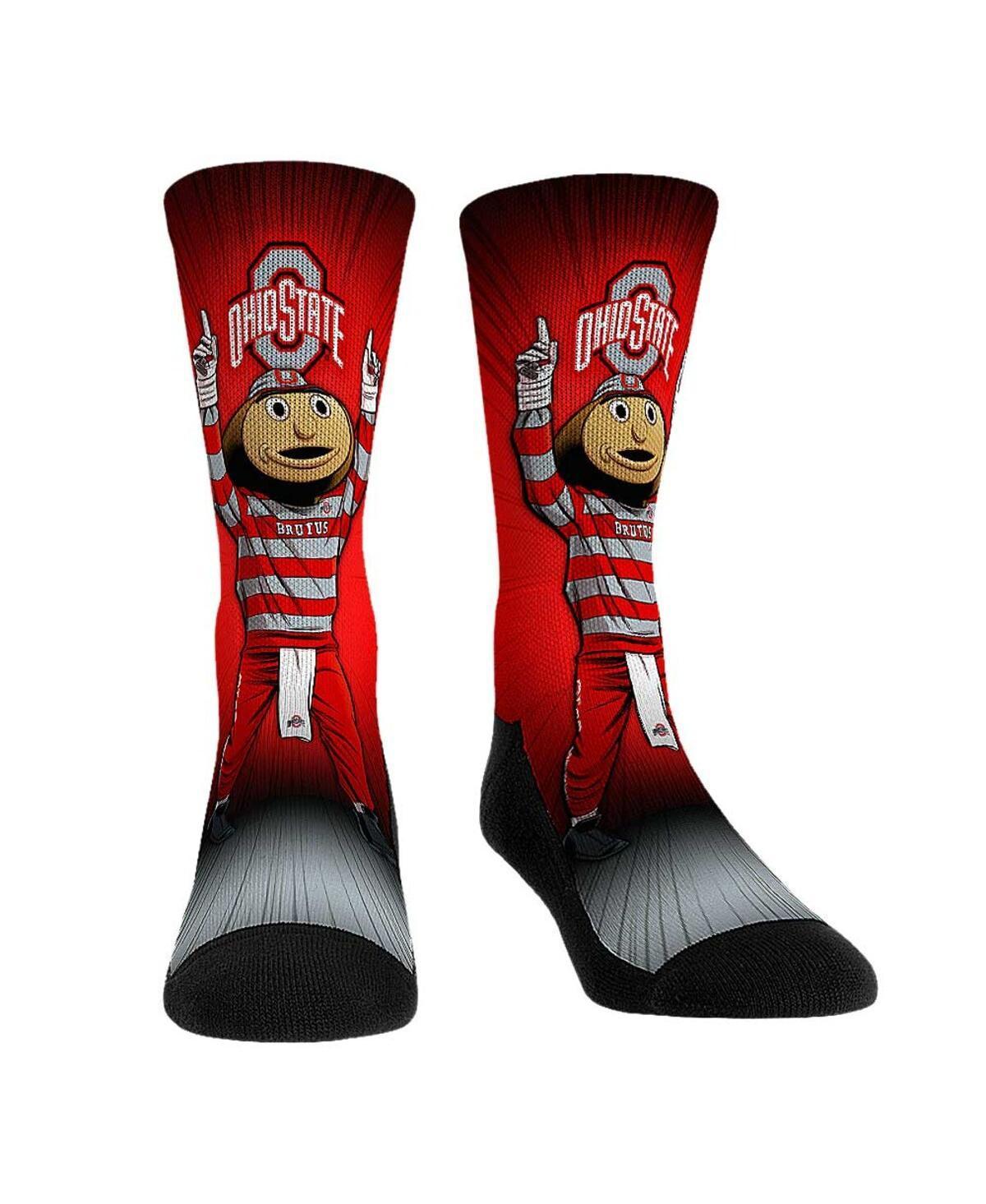 Rock Em Socks Ohio State Buckeyes Mascot Pump Up Crew Socks, Mens Product Image