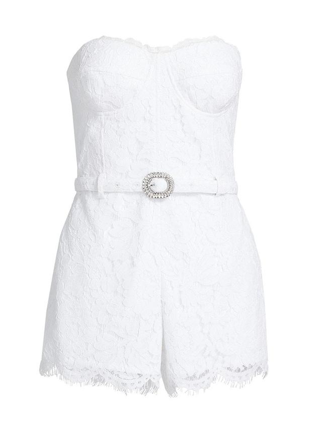 Womens Brina Lace Romper Product Image