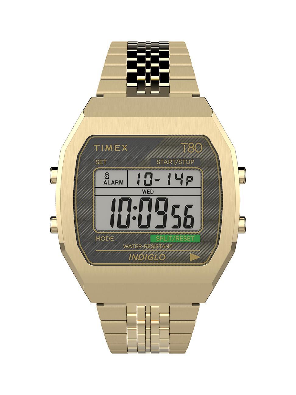 Timex T80 Digital Chronograph Bracelet Watch, 36.5mm Product Image